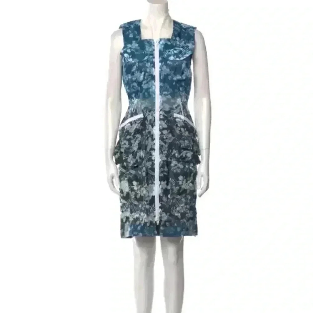 Alexander Wang Spring 2012 Ready Wear Runway Symmetrical Print Mini Dress Size 6 - Picture 6 of 16